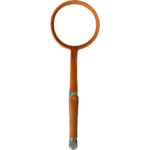 An orange color cooking equipment