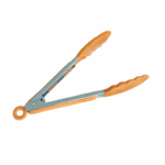 Luxury Orange Silicone Fryin' Tongs